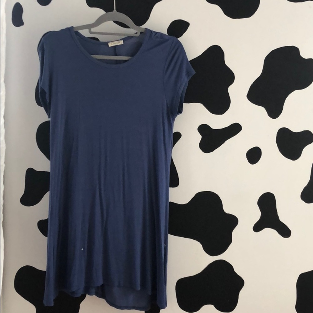 Women’s super soft blue dress,Xl but would fit M/L